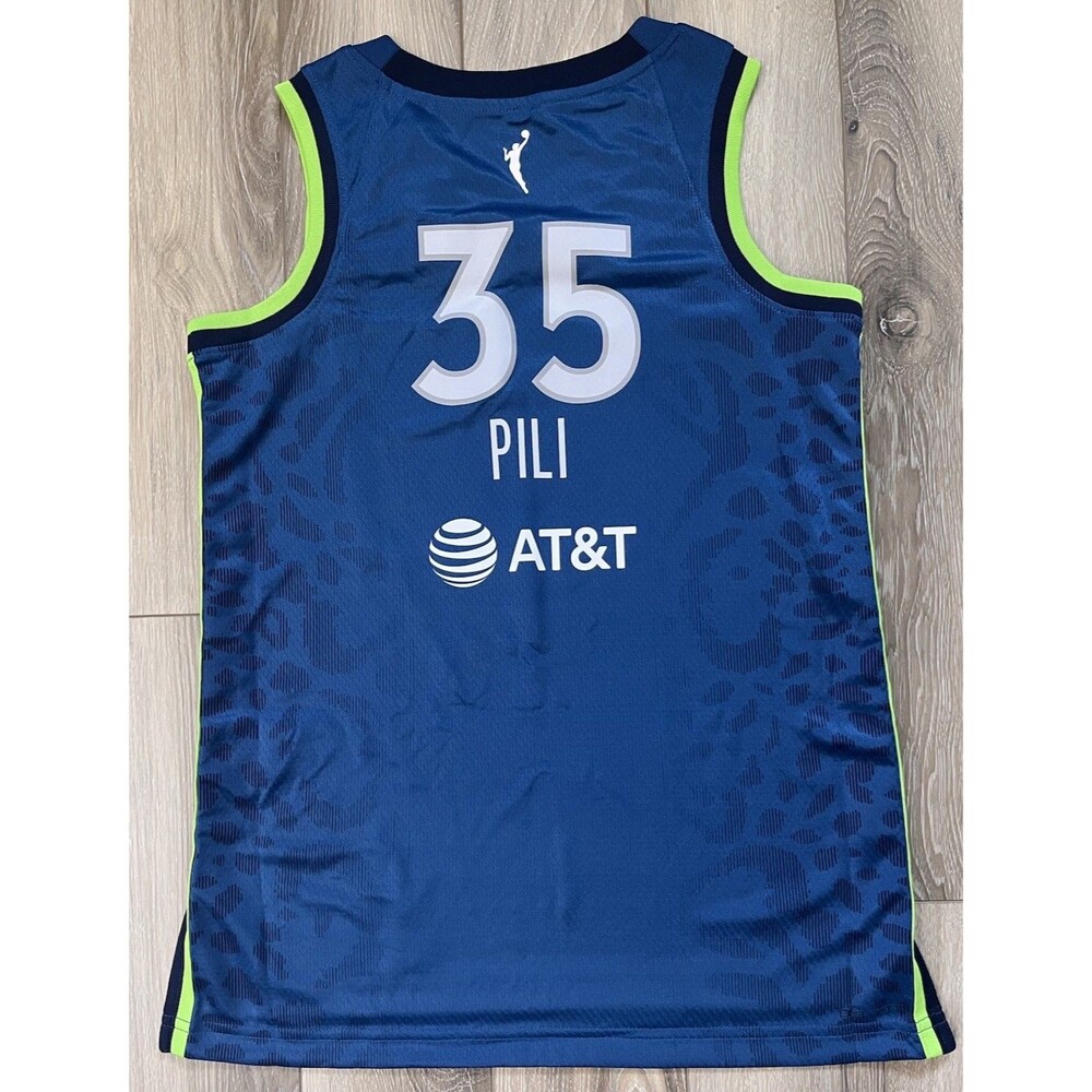Nike Jersey Alissa Pili Minnesota Lynx 2024 WNBA Explorer Blue Women’s Sz XS NWT - Picture 5 of 9